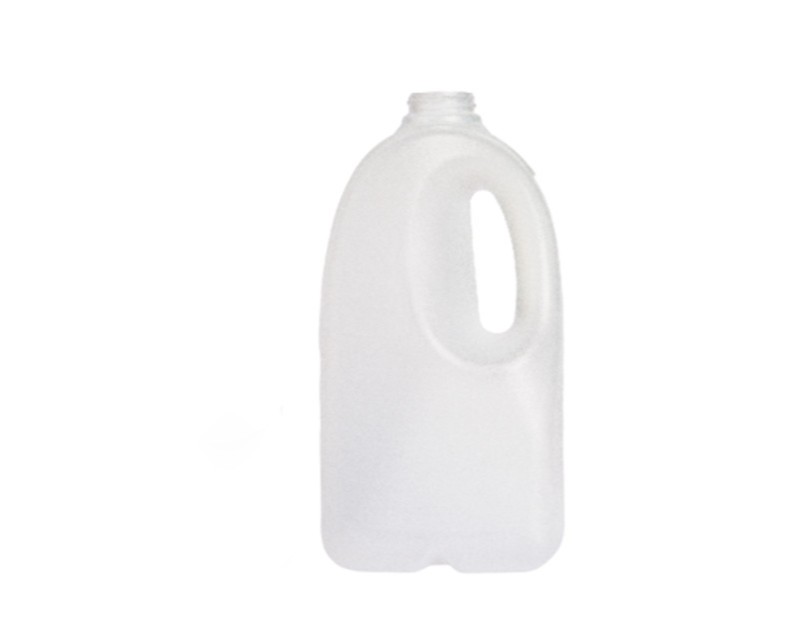 Clear milk bottle 